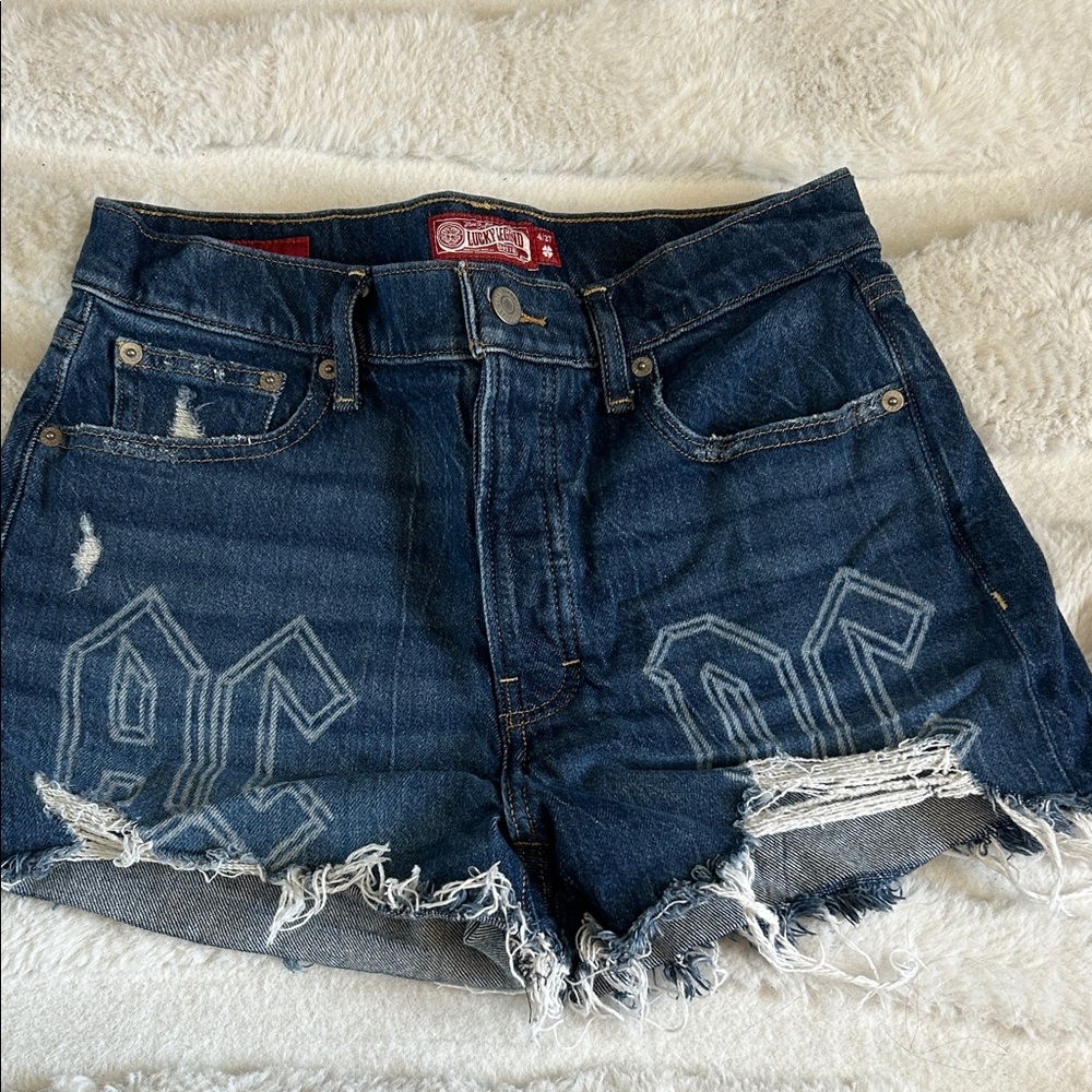 Lucky Brand AC/DC denim shorts